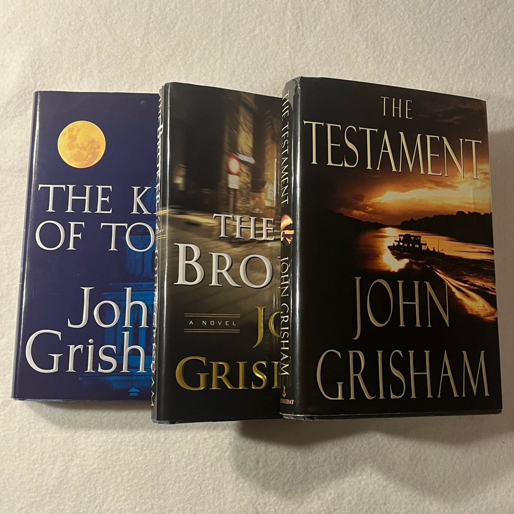 Lot of 3 John Grisham Novels